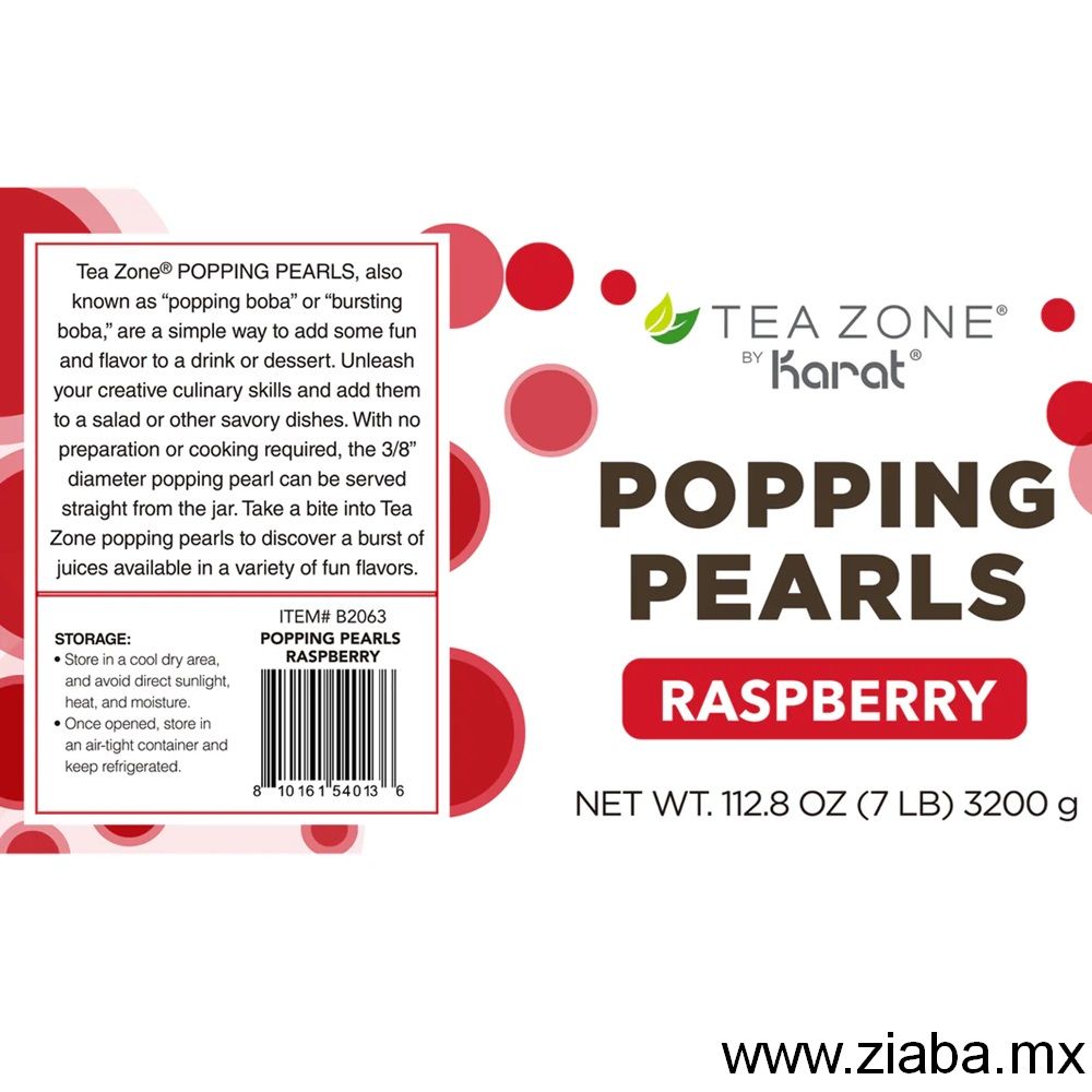 Frambuesa (Raspberry) - Perlas Explosivas Tea Zone