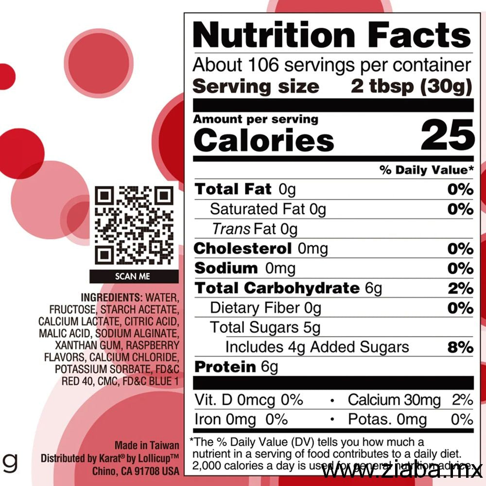 Frambuesa (Raspberry) - Perlas Explosivas Tea Zone México - Popping Pearls